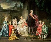 Johann Zoffany Grand Duke Pietro Leopoldo of Tuscany with his Family oil painting artist